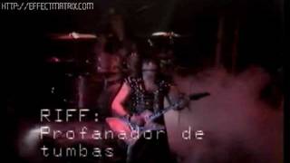 Profanador de Tumbas Riff Pappo en vivo 1983 [upl. by Nomyad]