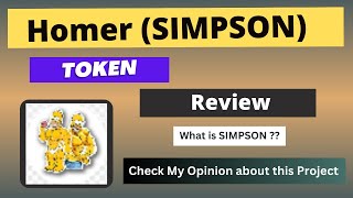 What is Homer SIMPSON Coin  Review About SIMPSON Token [upl. by Ykcaj994]