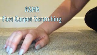 ASMR Fast Carpet Scratching [upl. by Anawt]