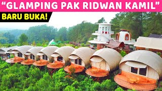 SUPER CAKEP GLAMPING ALA RIDWAN KAMIL Asstro Highland Glamping Bagus di Ciater Subang Bandung [upl. by Ttergram]