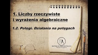 Matematyka matura podstawowa 12 Potęgi Działania na potęgach [upl. by Chatterjee326]