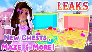 NEW CHESTS MAZE amp MORE IN FUTURE RH UPDATES Royale High Leaks [upl. by Lessig688]