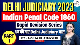 Indian Penal Code  Part 1  DJS 2023  Delhi Judicial Services  StudyIQ Judiciary [upl. by Galasyn]