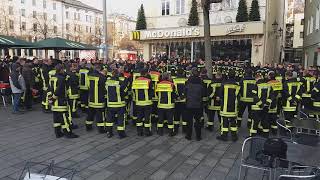 Gedenken an den verstorbenen Kollegen der Berufsfeuerwehr Augsburg [upl. by Noterb486]