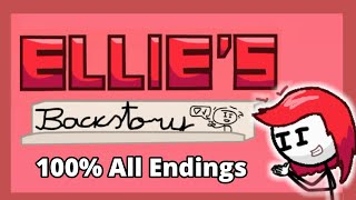 Ellies Backstory 100 All Endings and Achievements Fan game [upl. by Devonne]