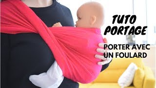 TUTO PORTAGE  Portage dappoint avec pashmina [upl. by Gustie895]