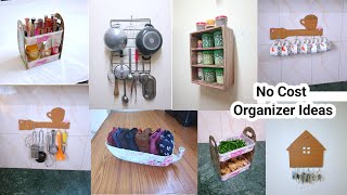 6 No Cost Organizer IdeasOrganizer IdeaBest Out Of WasteDIY OrganiserCardboard Box OrganizerDiy [upl. by Aigil]