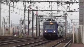 Z20500 livrée Transilien  Passage sans arrêt à la gare dIvry sur Seine sur la ligne C du RER [upl. by Astraea]