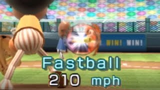 Wii Sports but the pitches are very fast REATTEMPT [upl. by Hsirrap194]