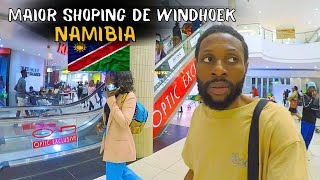 PRIMEIRAS IMPRSSÃ•ES DE WINDHOEK NAMIBIA MAIOR SHOPPING DE WINDHOEK [upl. by Anivlem848]