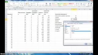 Statistik frekvens og deskriptorer i excel [upl. by Eserahs867]