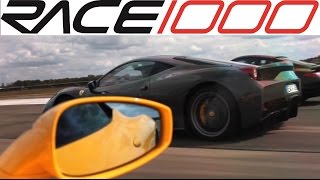 Ferrari 458 Speciale vs 458 Italia vs 911 Turbo PDK 60300kmh ROLL RACE [upl. by Eirrej]