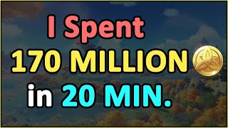 I Spent 170 Million Mora in 20 Minutes [upl. by Medea]