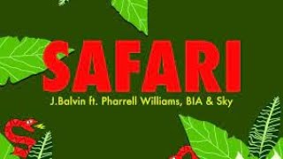 safarilyricsj balvin ft pharrell williams amp sky [upl. by Bills]