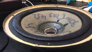 4 Ohm 30 Watt Woofer Test [upl. by Ludba]