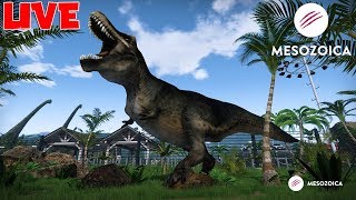 MESOZOICA amp Construction DUn Parc Naturel Sur JURASSIC WORLD EVOLUTION  royleviking FR HD PC [upl. by Staffan]