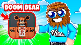 Testing The NEW BOOM BEAR In The House Tower Defense [upl. by Naletak]