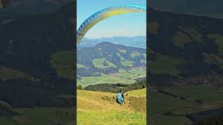 Paraglider Start Choralm Westendorf [upl. by Uke]