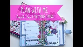 PLAN WITH ME  Personal Size  Medium Kikkik Planner  DO YOUR THING [upl. by Saretta]