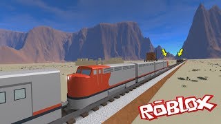 ROBLOX Train Crashes and Derailments [upl. by Jabin]