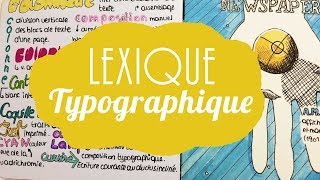 Lexique Typographique [upl. by Aihsikal]