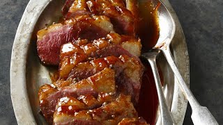 Recette  Magret de canard au miel [upl. by Mij]