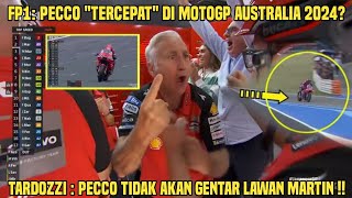 Ngeri FP1 Pecco Tercepat di MotoGP Australia Tardozzi  Pecco Tidak akan Gentar Lawan Martin [upl. by Notyalk975]