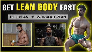 COMPLETE Diet amp Workout Plan For A LEAN BODY With PDF [upl. by Aralomo]