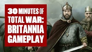 30 minutes of Total War Thrones of Britannia Gameplay CampaignBattle [upl. by Ateekal]