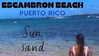 Come with me to Escambrón Beach in Puerto Rico  37 wellweeks pregnant 🇵🇷🏝️ [upl. by Iridissa]