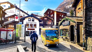 Zermatt is a fantastic Swiss village in the snowy Swiss Alps 🇨🇭 Switzerland 4K [upl. by Jahdol292]