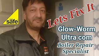 GlowWorm Ultra com central heating is working but tap hot water isnt Birmingham boiler repair [upl. by Eimia]