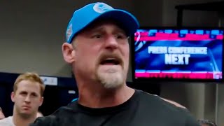 Dan Campbell FIRED UP Lions Locker Room Speech After Last Second Win Over The Texans [upl. by Casimir]