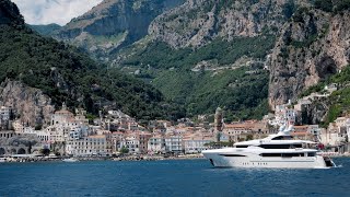 Visiting Amalfi by ferry from Salerno  via the Amalfi Coast [upl. by Janeva]