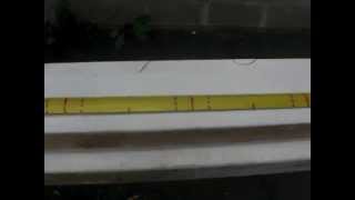 How to space railing balusters with NEW spacing tape Irwin Stanley tools Kobalt please subscribe [upl. by Akelam]