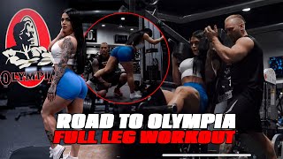 ROAD TO OLYMPIA 2024  EP 1  FULL LEG WORKOUT  IFBB PRO WELLNESS [upl. by Brandon]