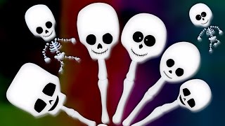 famiglia scheletro dito  rima spaventoso  bambini rima  Skeleton Finger Family  Halloween Song [upl. by Rhett]