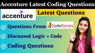 Accenture Coding Questions  Codeforces coding questions asked in Accenture 😮 accenturecoding job [upl. by Irat136]