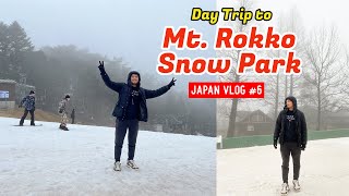 Mt Rokko Snow Park DIY Trip from Osaka [upl. by Sherman]