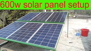 600w solar panel system [upl. by Anirbas430]