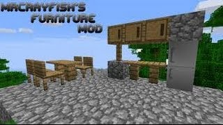 Minecraft How to install MrCrayfishs Furniture Mod 164 Mac [upl. by Scottie]