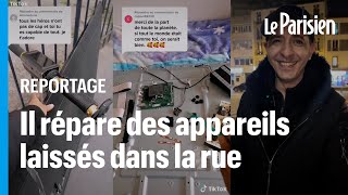 « 435€ laissés sur le trottoir »  sur TikTok il montre comment réparer des encombrants [upl. by Cowley]