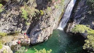 1η βάθρα Φονιά Σαμοθράκη  1st Fonias Waterfall from above  Samothrace [upl. by Ninerb]