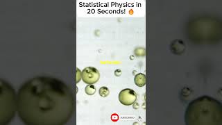 Statistical Physics in 20 Seconds 🔥 [upl. by Rochemont779]