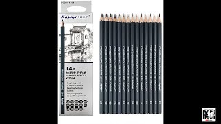 Kasimir Drawing Pencils  Drawing Sketching Pencil Set Review REMASTERED [upl. by Novej]