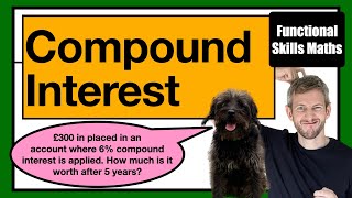 32 Master how to calculate compound interest Level 2 functionalskills maths gcsemaths [upl. by Atteloc]