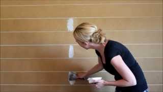 DIY Shiplap Wall or Planked Wall Tutorial [upl. by Hgielrahc910]