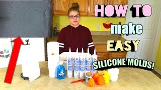 HOW TO MAKE SILICONE MOLDS FOR CANDLESeasyEverything with Eliz [upl. by Joceline]