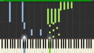 ♫ Interstellar  Mountains Piano TutorialSynthesia ♫ [upl. by Stanislaw249]