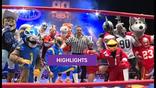 CMLL x NFL Collaboration Match 2023 highlights [upl. by Leugar]